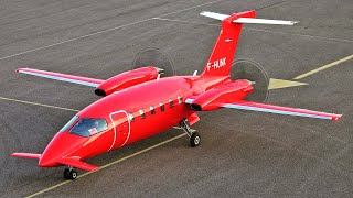 ✈ Unique Design ✈ Piaggio P180 Avanti II  FHUNK  Startup and Takeoff at Nancy Airport shorts [upl. by Rosa]