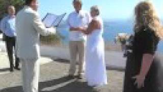 Vicki and Greg Wedding in Greece [upl. by Ardella]