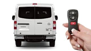 2018 Nissan NV Passenger Van  Key and Locking Functions [upl. by Irina]