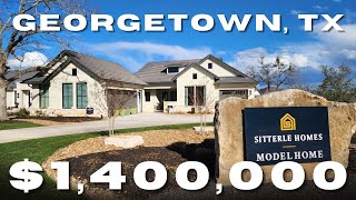 Luxury Living in Cimarron Hills Georgetown TX  Sitterle Homes 4Bedroom Masterpiece [upl. by Ssidnac11]