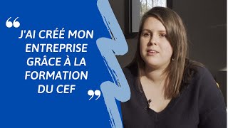 Estelle a créé son entreprise de déco grâce à la formation décoration du CEF [upl. by Yakcm599]