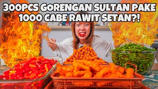 MUKBANG ASMR GORENGAN SULTAN PAKE 1000 CABE SETAN BELLASMR [upl. by Zielsdorf]