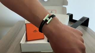 Hermes Tournis Tresse Bracelet Men’s Review [upl. by Galen649]