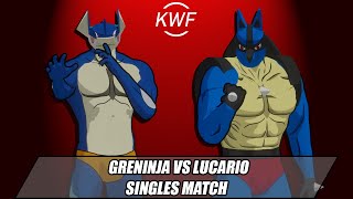 Greninja Vs Lucario [upl. by Kosiur]