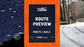 Route Preview  WRC Rallye MonteCarlo 2023 [upl. by Irak858]