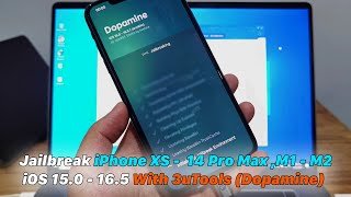 How To Jailbreak iPhone XS  14 Pro Max  M1  M2 iOS 150  165 With 3uTools Dopamine [upl. by Mak587]