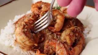 Barbecue Shrimp  New Orleans Style Garlic Pepper Shrimp Recipe [upl. by Akienahs]