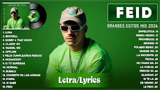 Feid 2024 LetraLyrics  Grandes Éxitos De Feid  Mejores Canciones De Feid  Mix Reggaeton 2024 [upl. by Naejarual994]