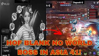 MIR4 HOF BLANK NO WORLD BOSS IN ASIA 41  OLD NIGHTKING TRUE DAMAGE  FAMOUS FAMILY VS HOF [upl. by Gathers258]