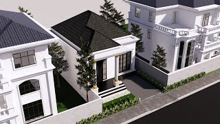 Rumah Modern Klasik Simple [upl. by Atinoj581]