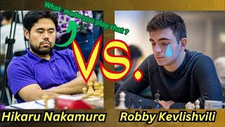 Robby Kevlishvili 2521 vs Hikaru Nakamura 2780  Qatar Masters Open 2023  Classical [upl. by Laehpar209]