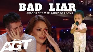 Amazing 1 year old baby sings Bad Liar song in Americagot talent [upl. by Fauch]