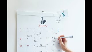 ⑬Special Edition Whiteboard Calendar [upl. by Ydnec]