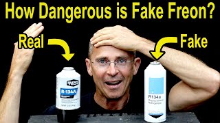 How Dangerous is Fake Car AC Refrigerant Lets Find Out [upl. by Zink182]