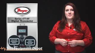 Series 477AV Handheld Digital Manometer [upl. by Atnomed]