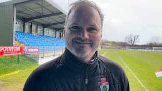 Manager Interview  CPD Bae Colwyn vs Pontypridd [upl. by Weiser]