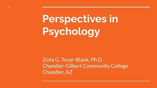 Perspectives in Psychology [upl. by Darwin]