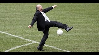 Sepp Blatter falls over Sepp Blatter Falls Over Funny Popular Trending Fifa SeppBlatter [upl. by Aciretal]