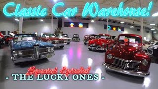 INCREDIBLE Classic Car Warehouse  Classic Car DEALERSHIP  The Lucky Ones [upl. by Parry]