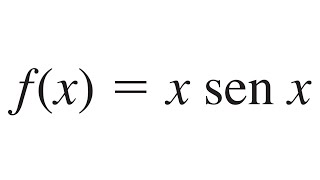 Derivadas de Funciones Trigonométricas fx x senx [upl. by Karleen]