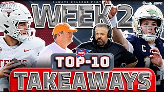 Week 2 TAKEAWAYS 🏈 SEC dominating welcome back Nebraska Notre Dame amp Michigan struggles [upl. by Em225]