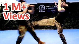 KRAV MAGA TRAINING • How to use Front Kicks in a real fight [upl. by Samantha531]