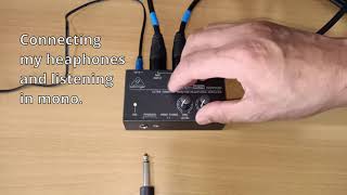 Supercheap Headphone Preamp  Behringer MA400 review [upl. by Ainessej]