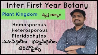 Homosporous and Heterosporous Pteridophytes  సమసిద్దబీజ మరియు భిన్న సిద్దబీజ టెరిడోఫైట్స్ [upl. by Currie]