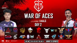 WAR OF ACES SEASON 01  GRAND FINALS DAY2  LIVE MATCH FT・rashmaycasts A51 HORAA DRS T2K A1 [upl. by Kistner907]