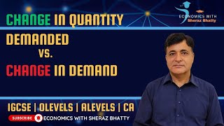 Change in Quantity Demanded Vs Change in Demand [upl. by Asyal]