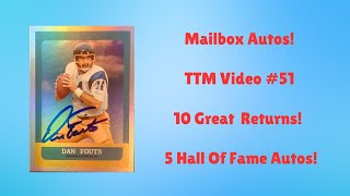 Mailbox Autos TTM Episode 51 5 Hall of Fame returns CalebsCards [upl. by Nosmas]