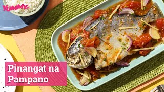 Pinangat na Pampano Recipe  How To Make It Delicious [upl. by Murrah]