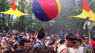 Giant beach ball at Wakarusa 2013 [upl. by Leibarg103]