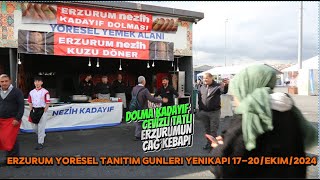 ERZURUM YÖRESEL TANITIM GÜNLERİ YENİKAPIDA 1720EKİM2024 TARİHLERİ ARASINDA [upl. by Neliak]