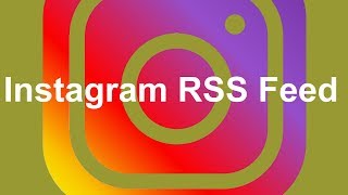 Instagram feed RSS [upl. by Llerrat]