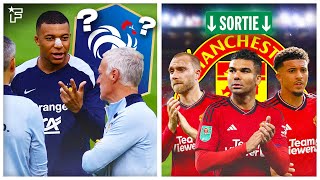 Mbappé fait GALÉRER Deschamps Manchester United va mettre 9 STARS à LA PORTE  Revue de presse [upl. by Ahaelam316]