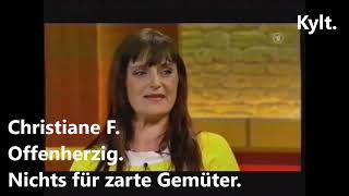 Christiane F SkandalInterview bei Maischberger [upl. by Cerracchio]