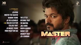 Master OST  Master BGM  Jukebox  Thalapathy Vijay  Anirudh Ravichander  Lokesh Kanagaraj [upl. by Anaerb]