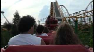 BomboRun Roller Coaster POV Rainbow Magicland Theme Park Italy onride [upl. by Linson186]