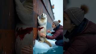 A touching story about an injured little otter asking for help from the sailors on the boatanimals [upl. by Akemihs]