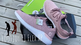 Footjoy Flex XP Golf Shoes 2021  Unboxing [upl. by Niram16]