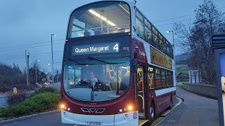 Topodyn Lothian bus 1008 Gemini 2 Volvo B9TL LXZ 5390 [upl. by Ahsenac]