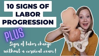 10 Signs of Labor Progression  Its WAY more than Dilation [upl. by Epilef358]