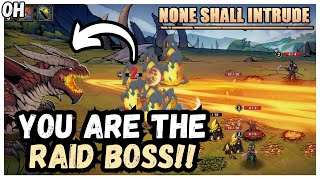 You Are The RAID BOSS Upcoming Roguelike None Shall Intrude [upl. by Iv424]