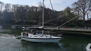 Caernarfon Swing Bridge in North Wales 🏴󠁧󠁢󠁷󠁬󠁳󠁿 6 April 2019 [upl. by Court]