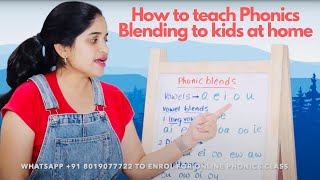 Phonic Blends  How to teach blending Consonant amp Vowel Digraph Dipthong R amp S blends Long Vowels [upl. by Torrin955]