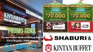 Promo Jenius Shaburi Kintan Buffet AYCE 70RBperson [upl. by Grimaud23]