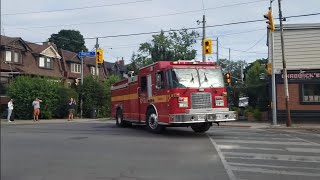 Xecutor Mechanical Toronto Fire Spare P344 Responding [upl. by Annaoj]