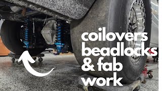 Foxbody Limited 235 Build  Pt 1 Rear Suspension Fabricating and Installing Coilovers [upl. by Annamarie]