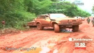 Joseph Kabila face aux Routes désastreuses de lEst du Congo [upl. by Drucilla309]